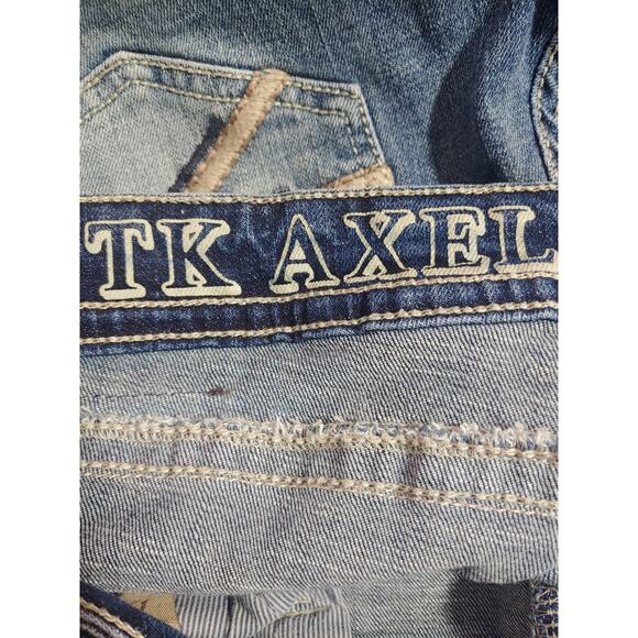 Mens TK Axel Slim Boot Jeans size 34 - Picture 3 of 4